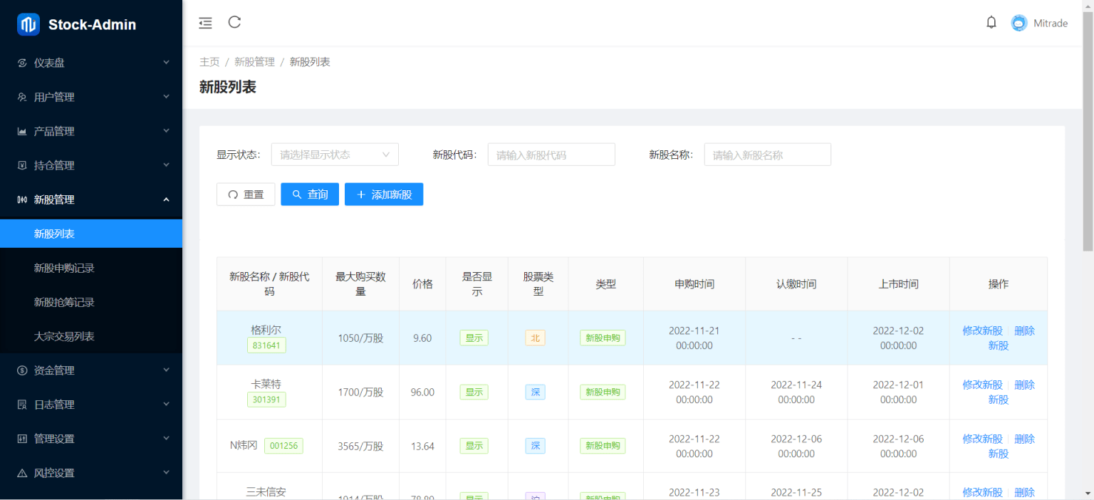 图片[3]-股票交易源码/大宗交易源码/与新股申购系统源码/带视频搭建教程-sorcystyle